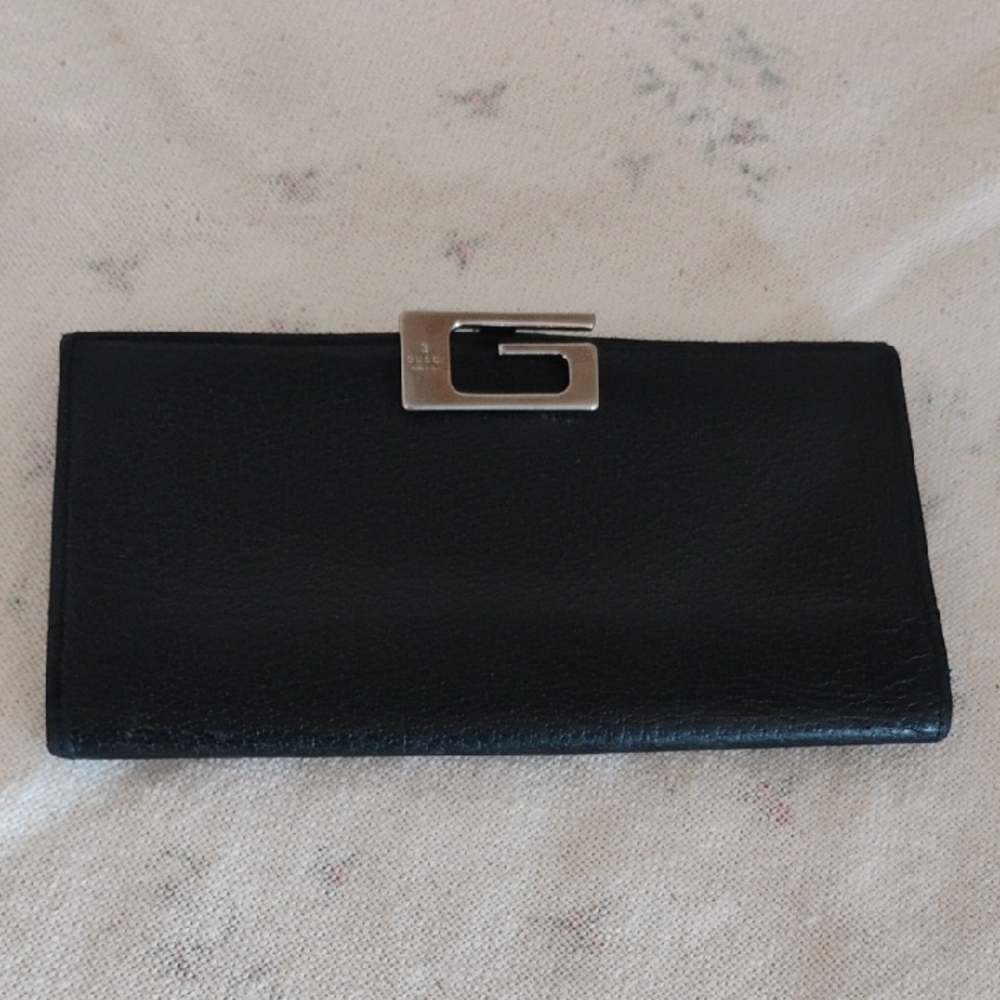 Gucci Black Leather Women Wallet